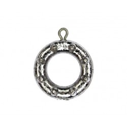 Грузило для риболовлі, Кільце, з шипами та вушком, 40г